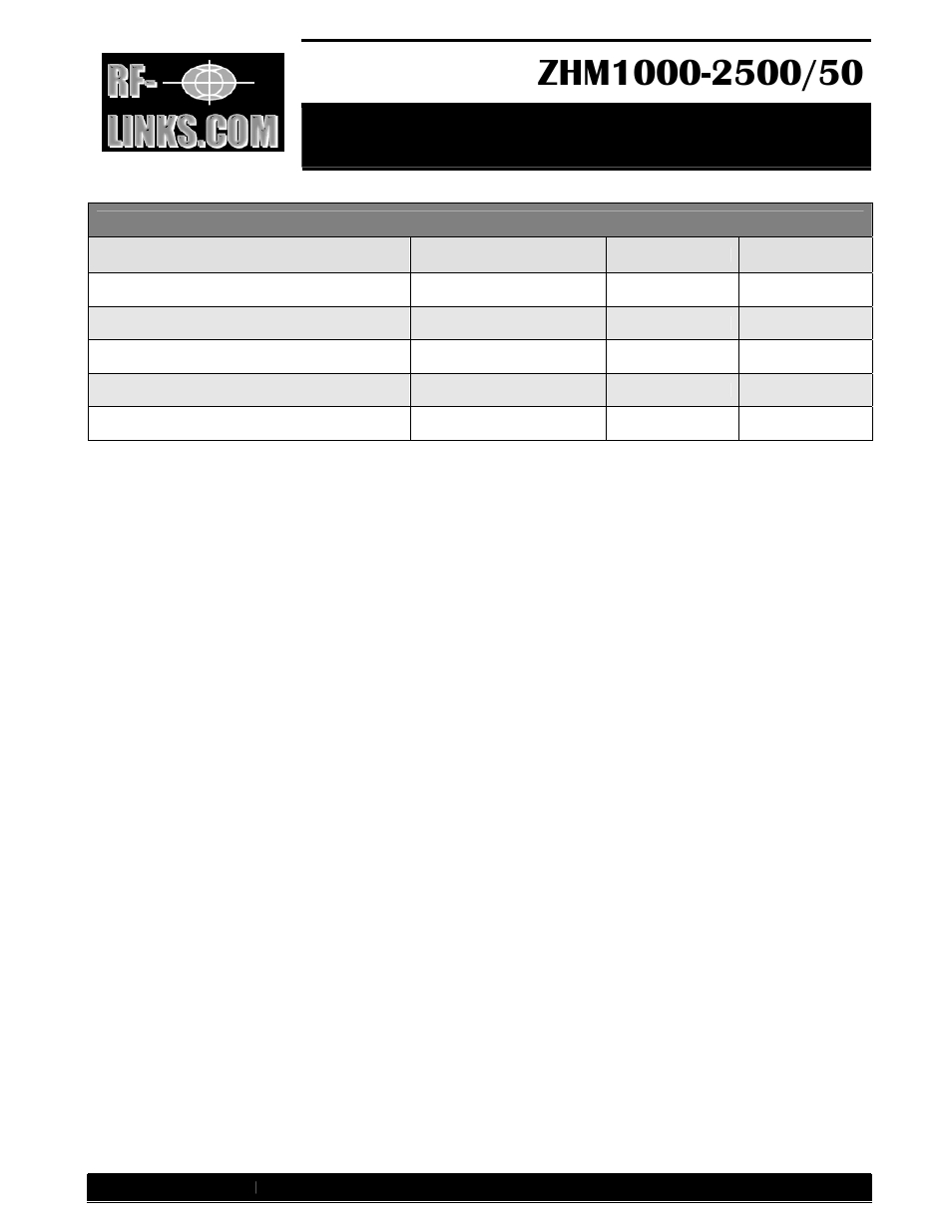 Mil grade high power amplifier | RF-Links Military-Grade 50W High-Power Amplifier (1-2.5 GHz) User Manual | Page 2 / 2