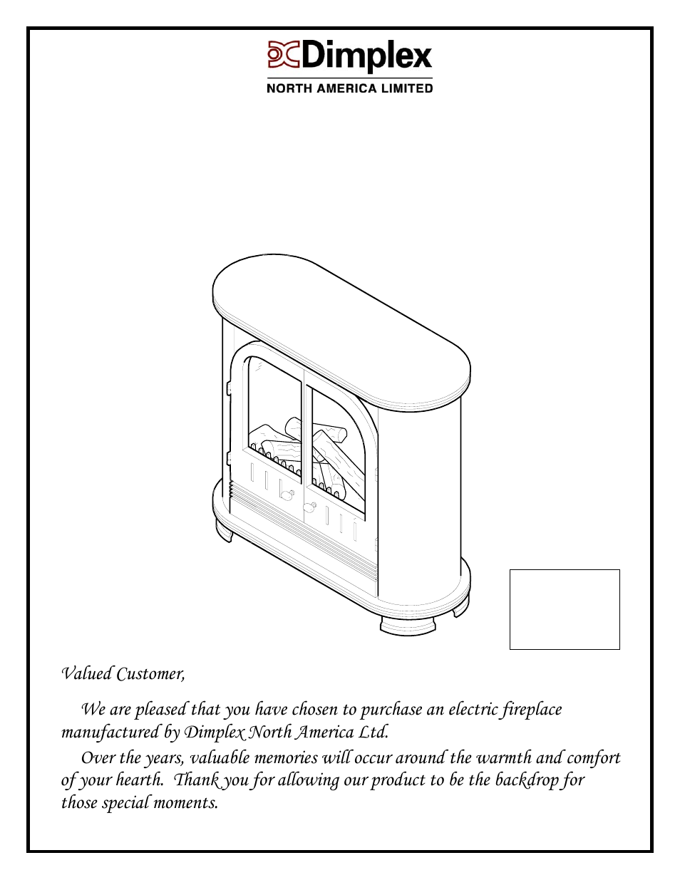 Dimplex milano-ef User Manual | 11 pages