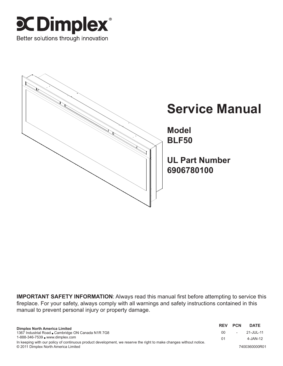 Dimplex BLF50 User Manual | 19 pages