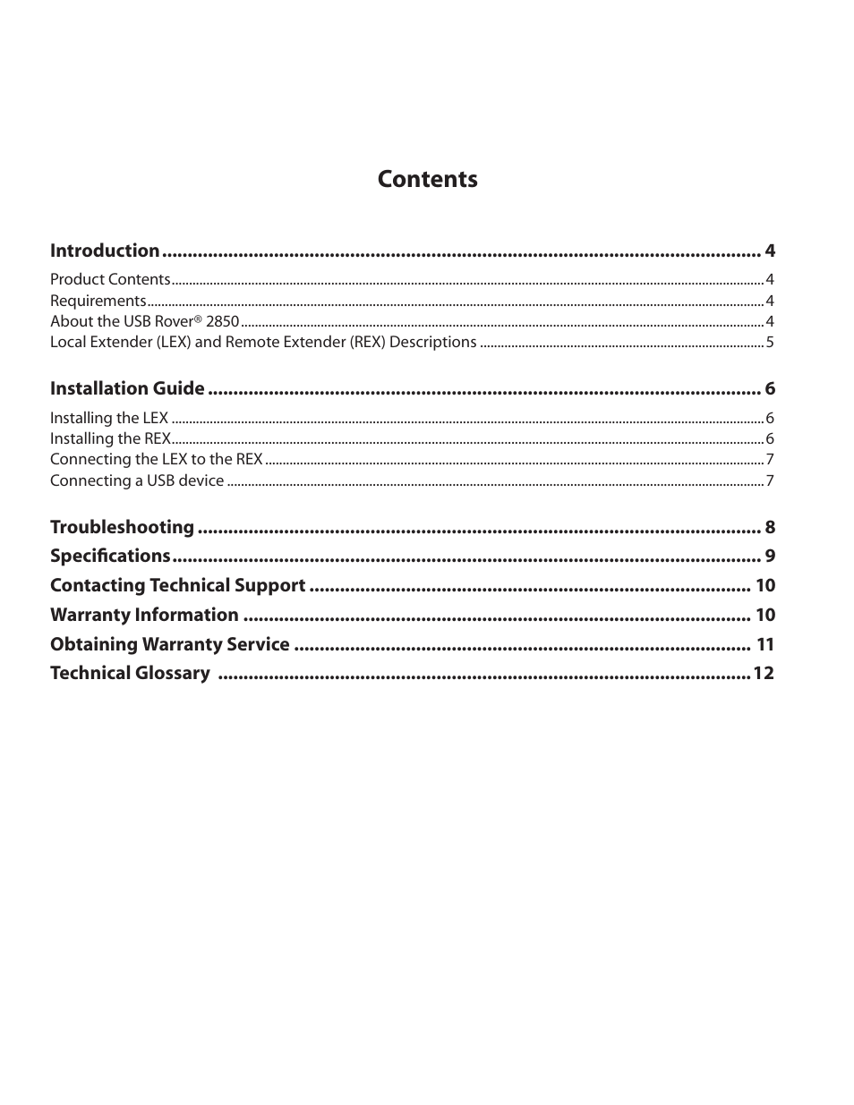 Icron USB 1.1 Rover 2850 Dual Port Extender User Manual | Page 3 / 14