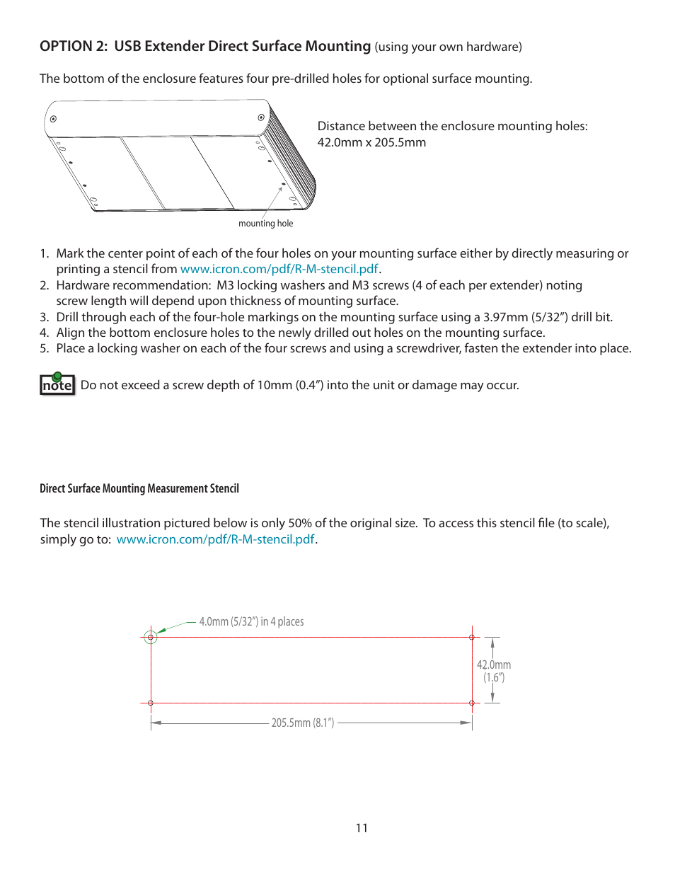 Icron Four-Port USB 3-2-1 Raven 3104 Point-to-Point Extender System (328') User Manual | Page 12 / 20