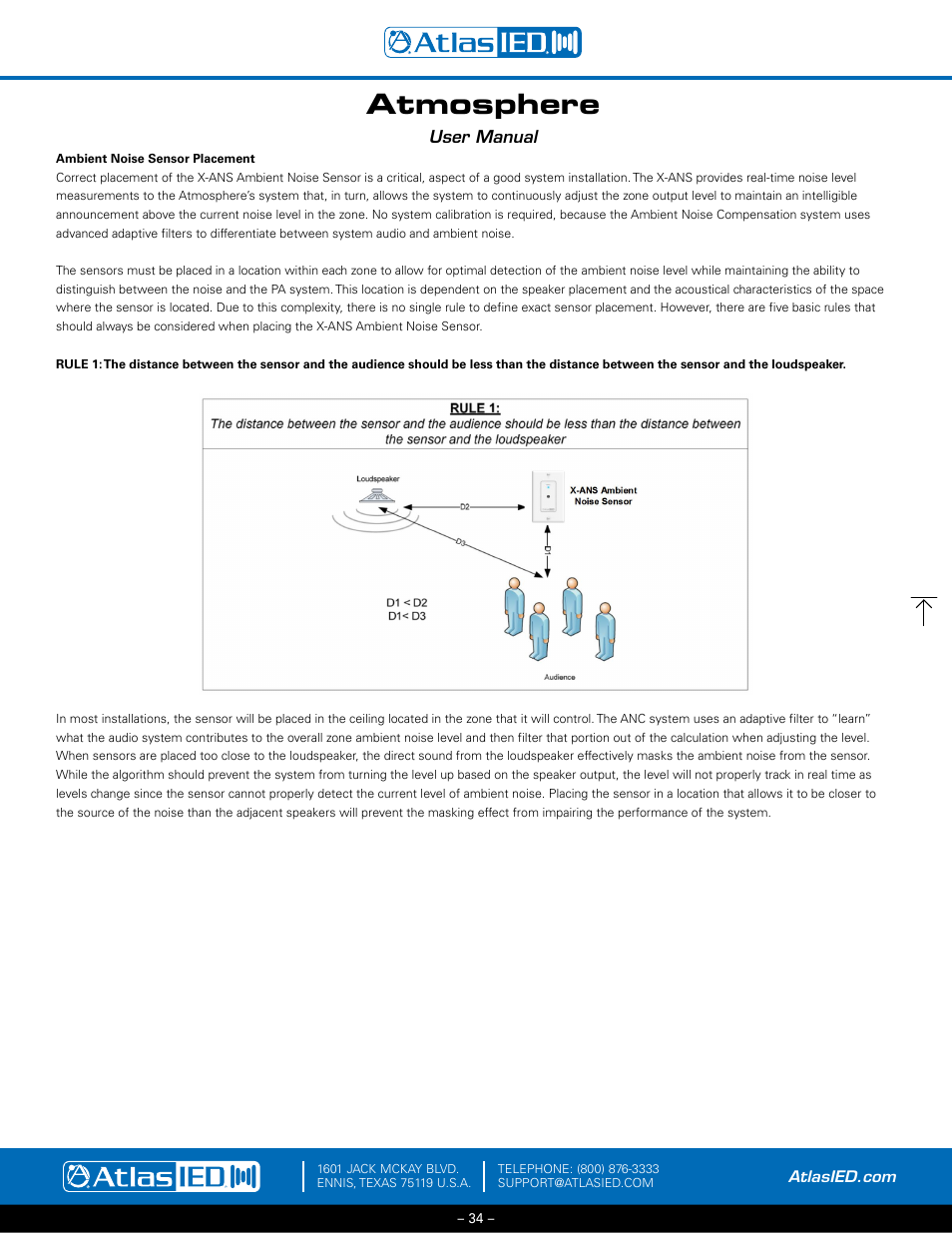 Rule-1, Rule-2, Atmosphere | Atlas Sound Atmosphere C-ZSV Zone, Source, and Volume Wall Controller (Black) User Manual | Page 34 / 79