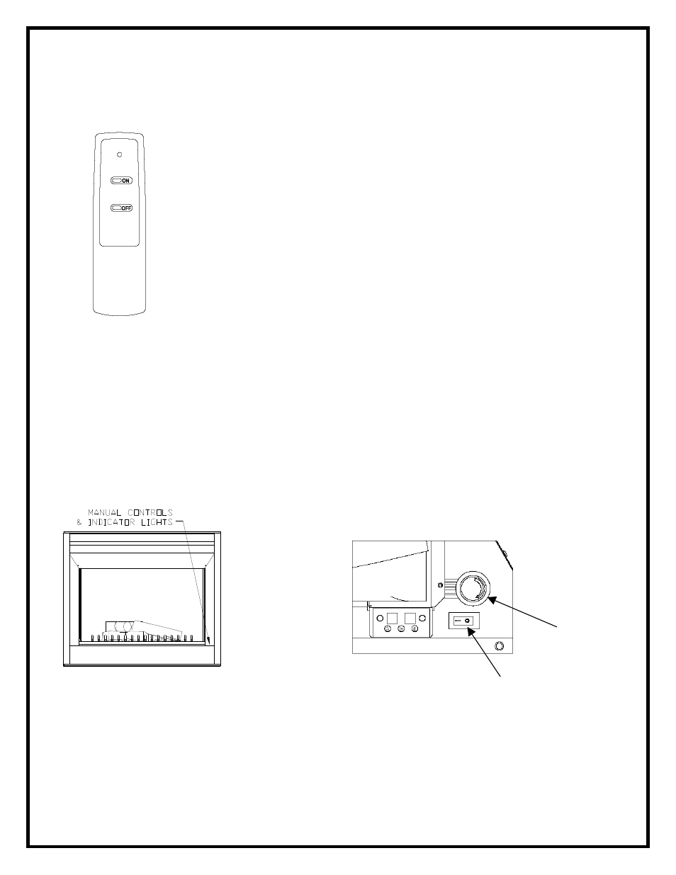 Operation, Remote control, A. remote control usage | Dimplex Purifire BF series User Manual | Page 7 / 13