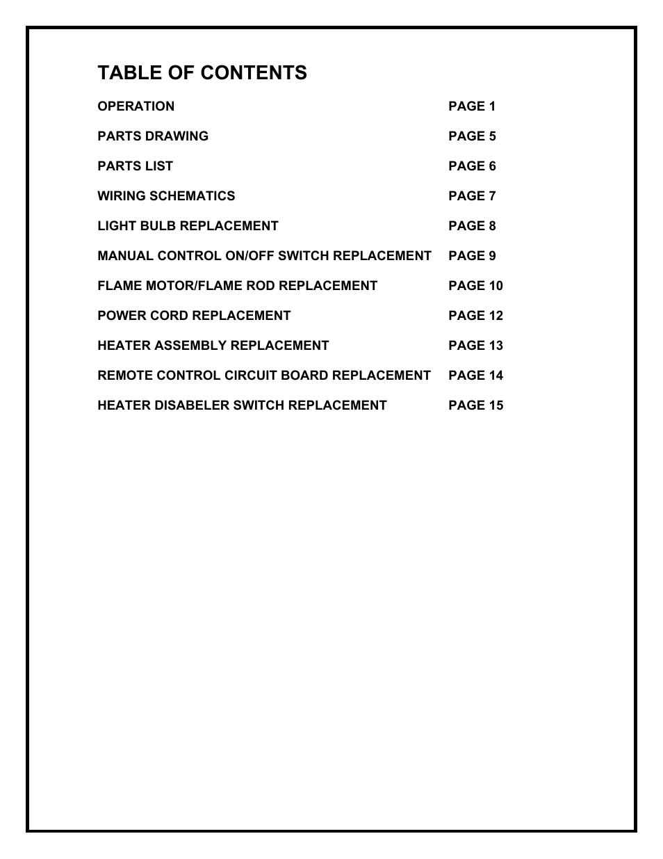 Dimplex HFPI9280 User Manual | Page 2 / 17