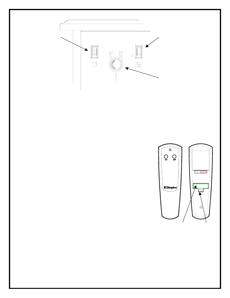 Resetting the temperature cutoff switch, Remote control, Maintenance | Dimplex DS5629 User Manual | Page 7 / 11