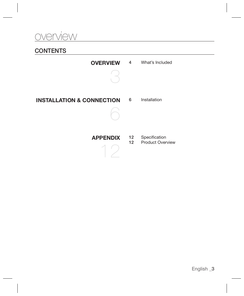 Overview | Hanwha Vision SBP-300NBW Installation Box (White) User Manual | Page 3 / 13