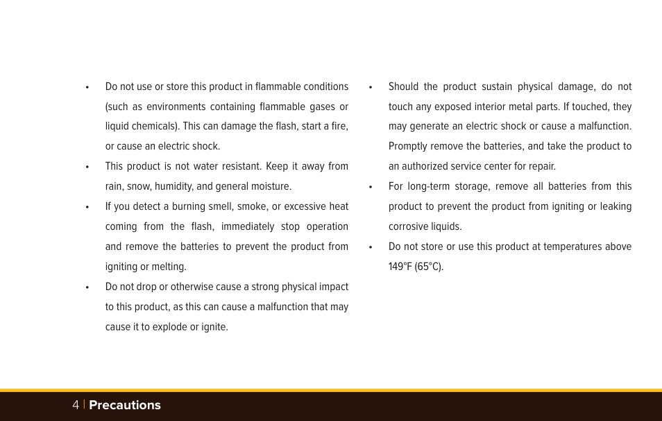 Bolt VM-1010C TTL Macro Flash User Manual | Page 4 / 36