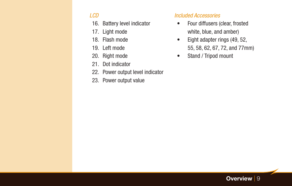 Bolt VM-160 LED Macro Ring Light User Manual | Page 9 / 24