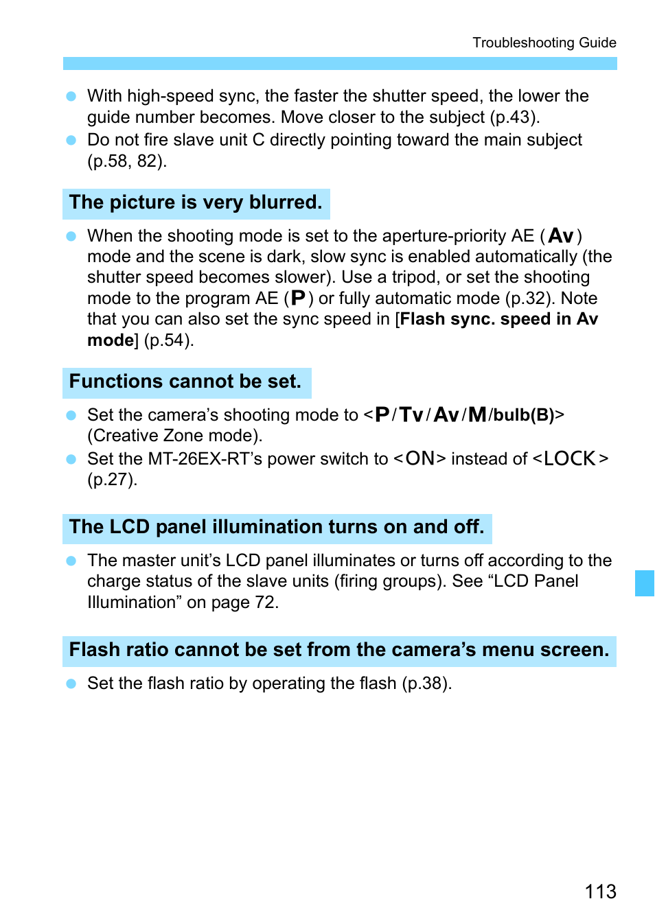 Canon MT-26EX-RT Macro Twin Lite User Manual | Page 113 / 128