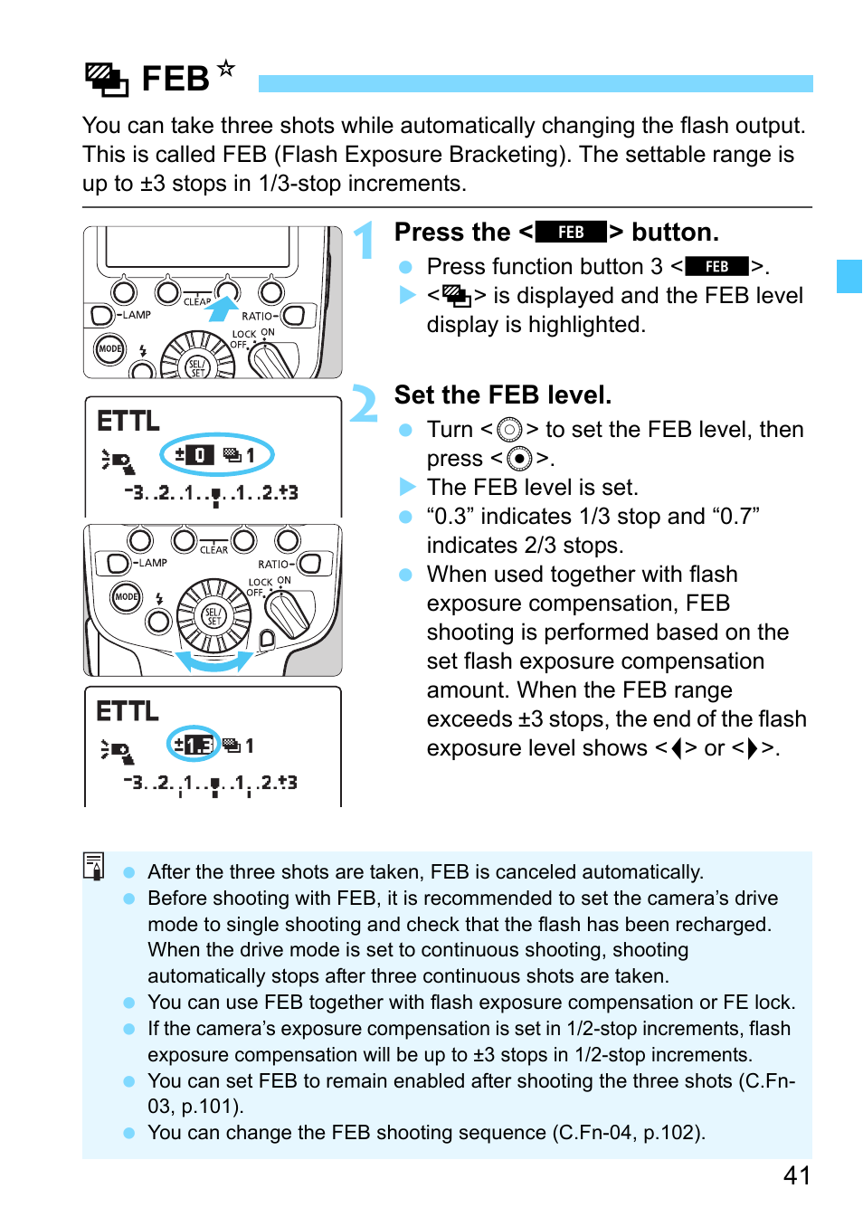 P.41, 55), Gfeb n | Canon MT-26EX-RT Macro Twin Lite User Manual | Page 41 / 128