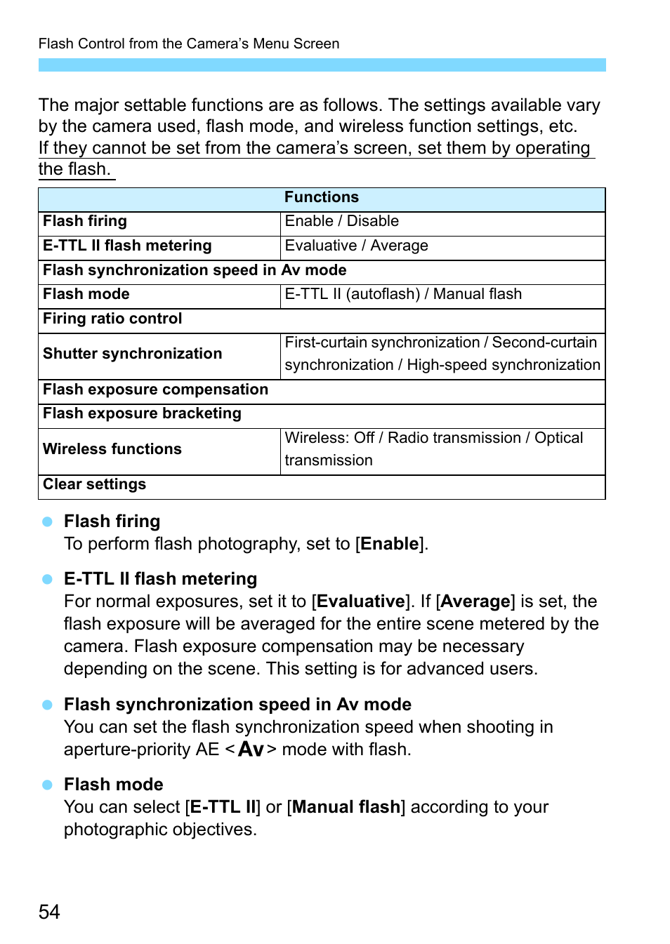 Canon MT-26EX-RT Macro Twin Lite User Manual | Page 54 / 128