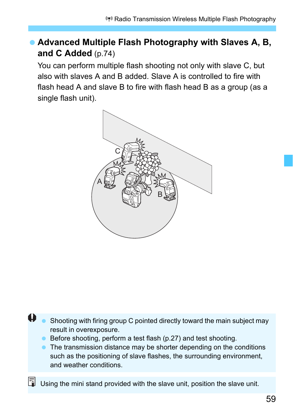 Canon MT-26EX-RT Macro Twin Lite User Manual | Page 59 / 128