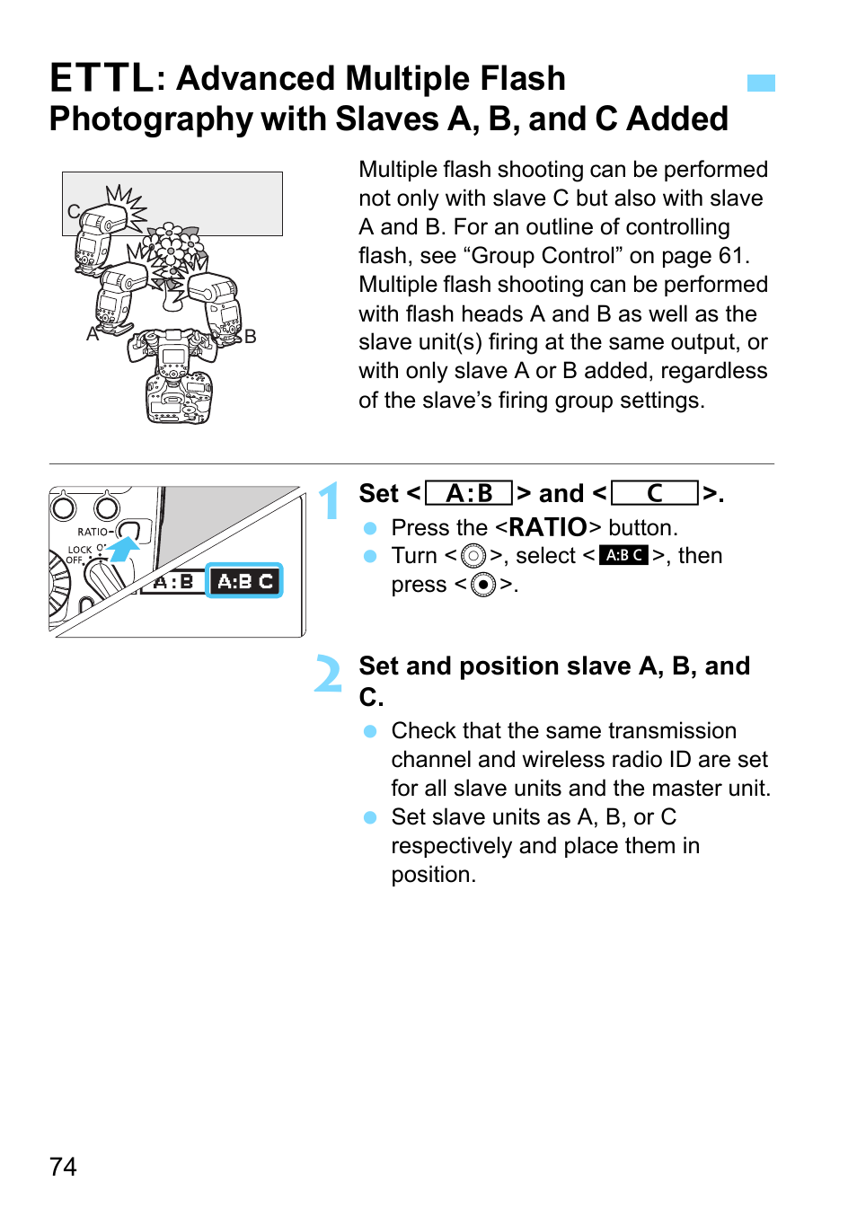 And c added | Canon MT-26EX-RT Macro Twin Lite User Manual | Page 74 / 128