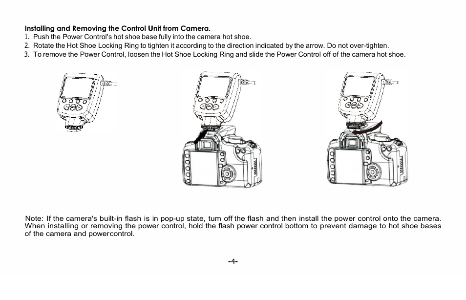 Dot Line DL-RLF90 LED Continuous and Flash Ring Light User Manual | Page 5 / 10