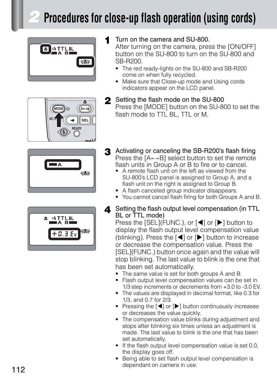 Nikon 4804 R1 Wireless Close-Up Speedlight System User Manual | Page 112 / 134