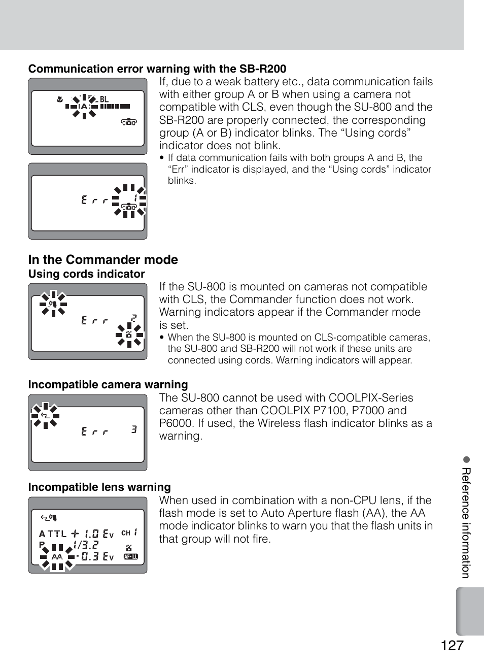 Nikon 4804 R1 Wireless Close-Up Speedlight System User Manual | Page 127 / 134