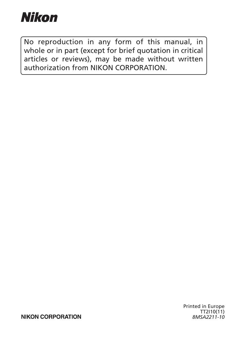 Nikon 4804 R1 Wireless Close-Up Speedlight System User Manual | Page 134 / 134