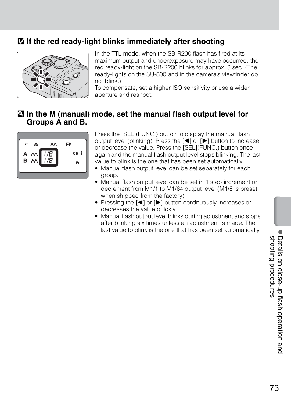 Nikon 4804 R1 Wireless Close-Up Speedlight System User Manual | Page 73 / 134