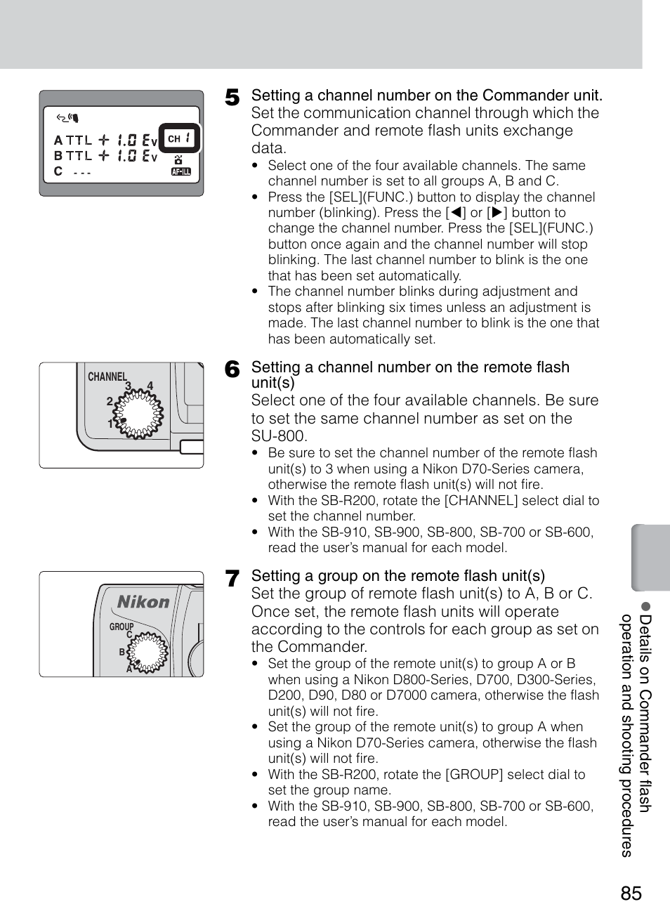 Nikon 4804 R1 Wireless Close-Up Speedlight System User Manual | Page 85 / 134