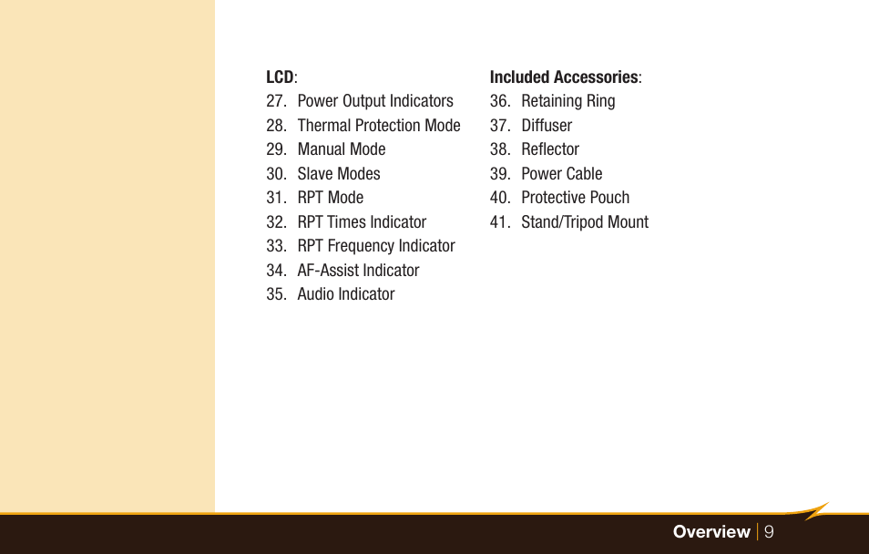 Bolt VB-22 Bare-Bulb Flash User Manual | Page 9 / 36