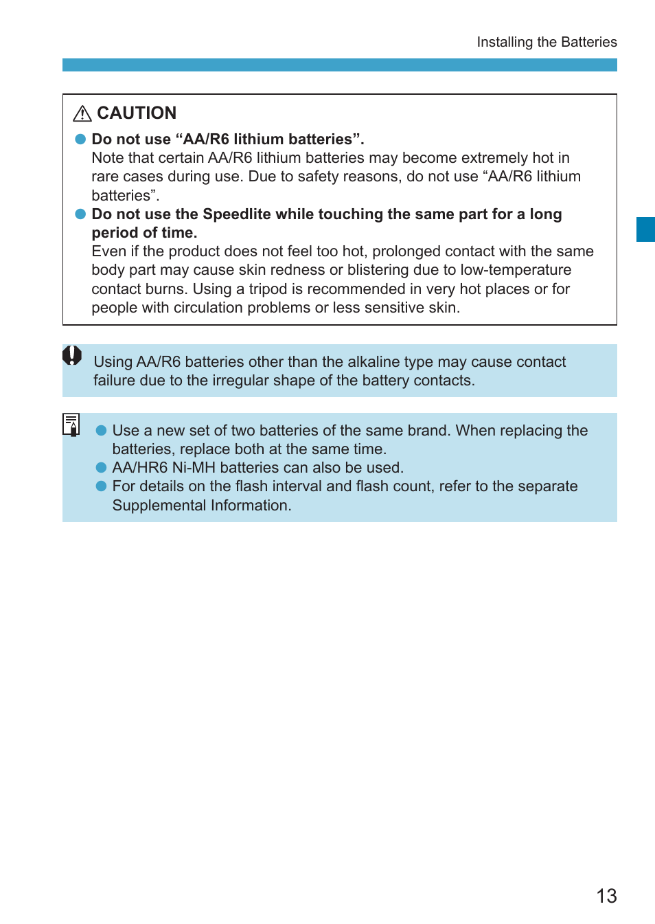 Canon Speedlite EL-100 User Manual | Page 13 / 64