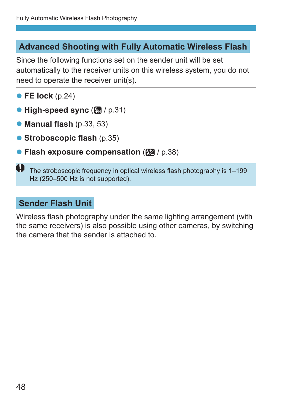 Canon Speedlite EL-100 User Manual | Page 48 / 64