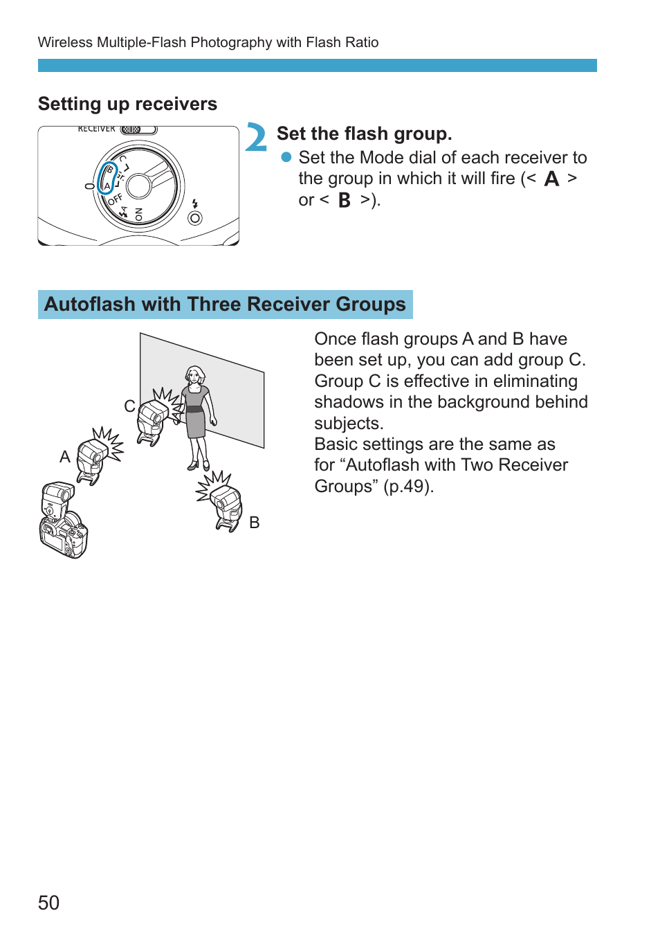 Canon Speedlite EL-100 User Manual | Page 50 / 64