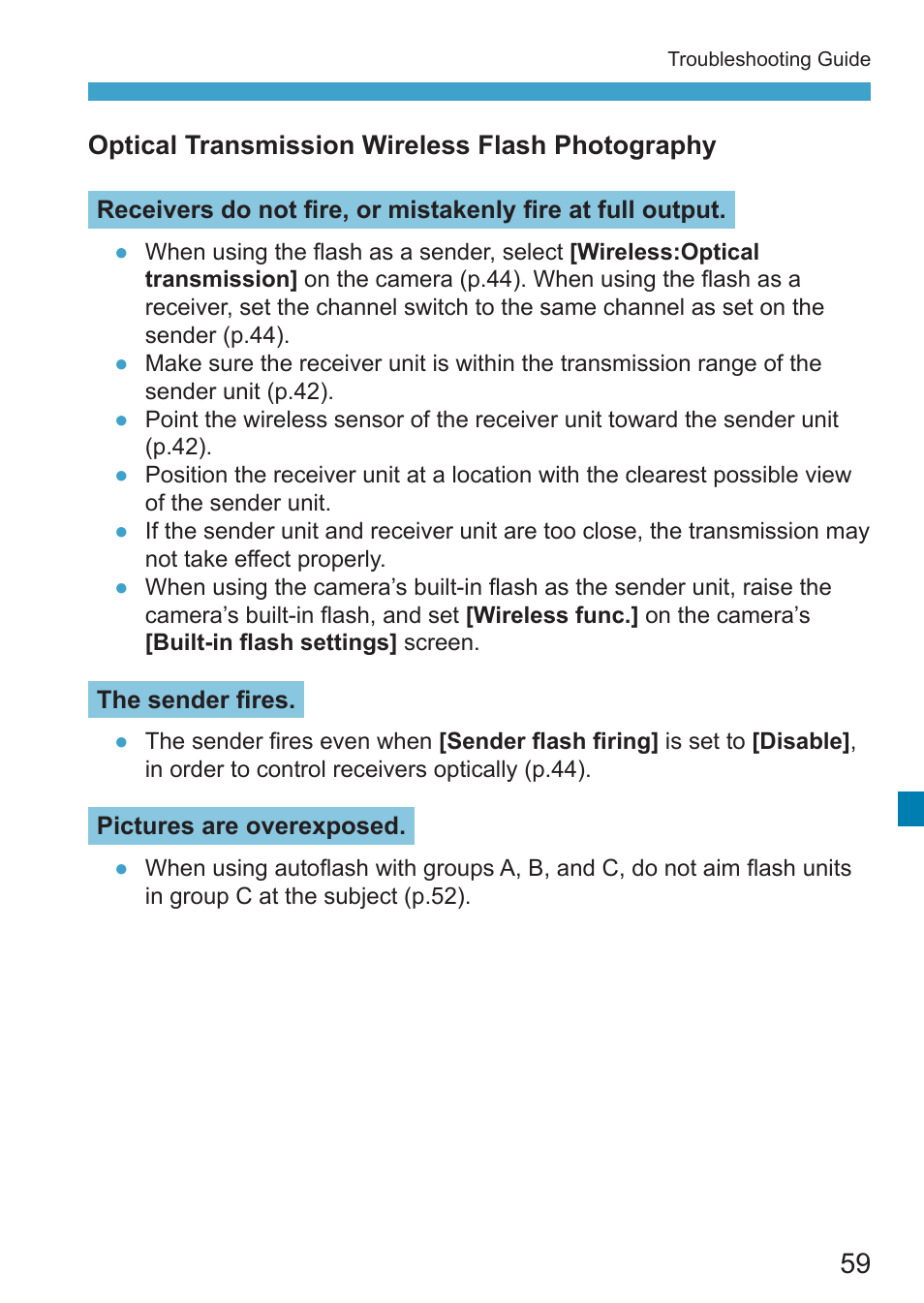 Canon Speedlite EL-100 User Manual | Page 59 / 64