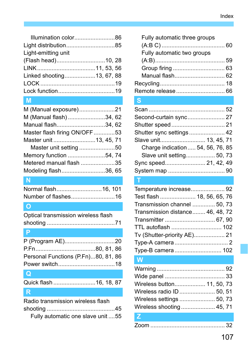 Canon Speedlite 430EX III-RT User Manual | Page 107 / 108