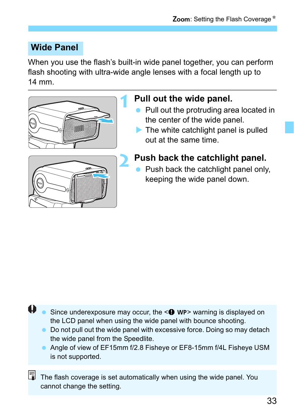 Wide panel, Cted) (p.33) | Canon Speedlite 430EX III-RT User Manual | Page 33 / 108