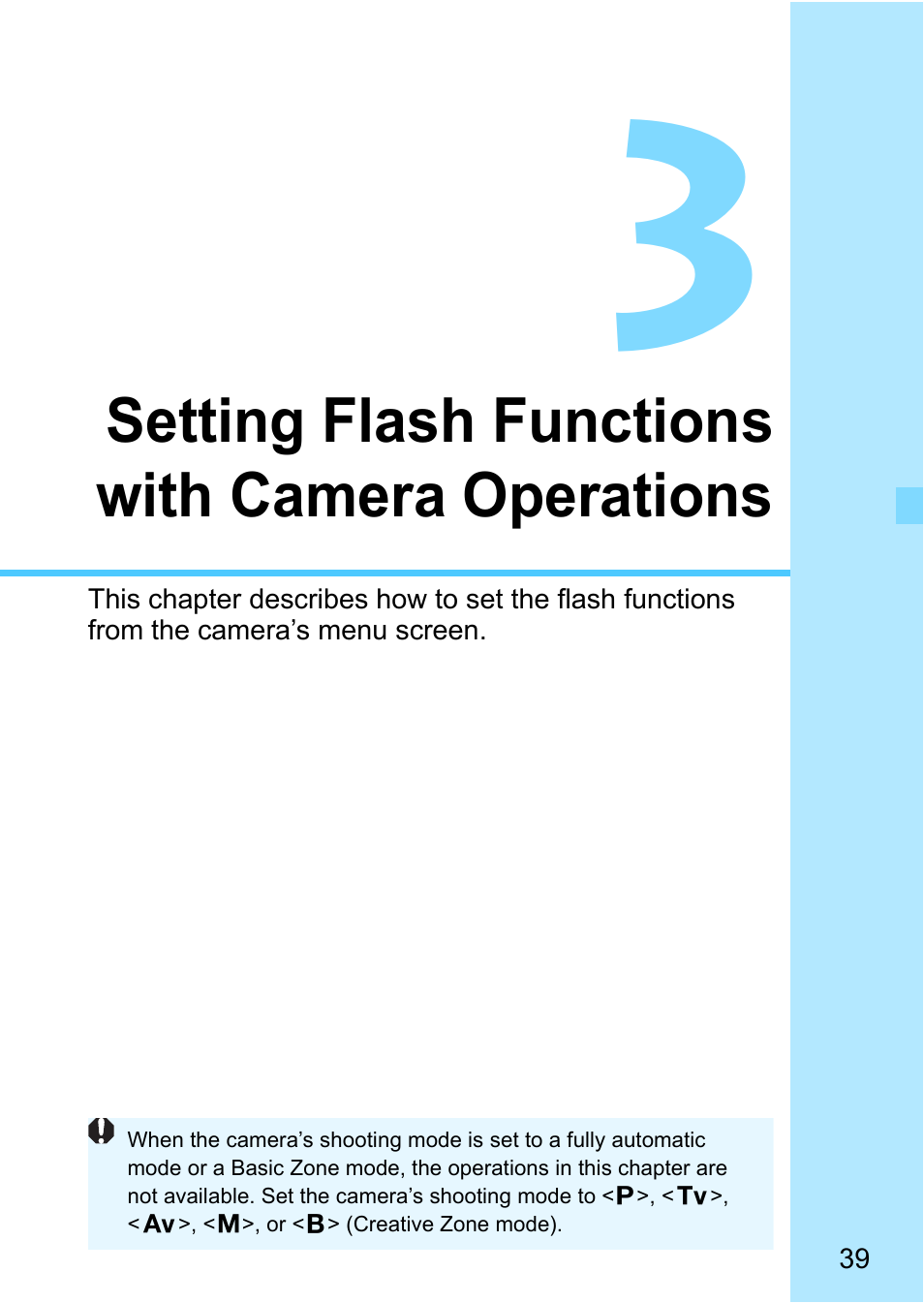 Setting flash functions with camera operations, P.39 | Canon Speedlite 430EX III-RT User Manual | Page 39 / 108