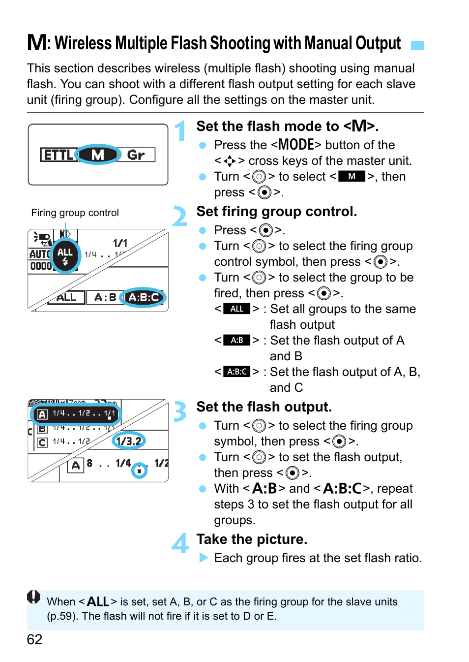 P.62 | Canon Speedlite 430EX III-RT User Manual | Page 62 / 108