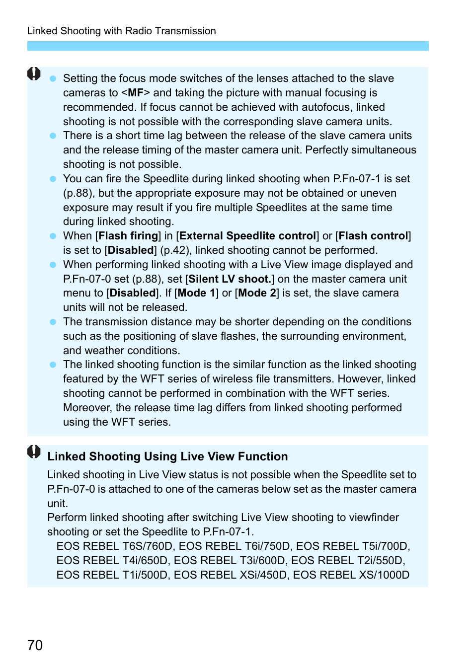 Canon Speedlite 430EX III-RT User Manual | Page 70 / 108