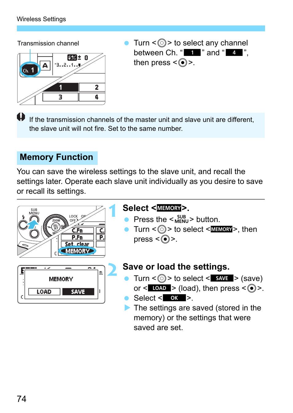 P.74 | Canon Speedlite 430EX III-RT User Manual | Page 74 / 108