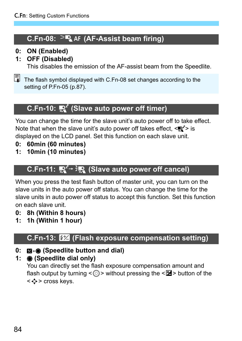 Canon Speedlite 430EX III-RT User Manual | Page 84 / 108