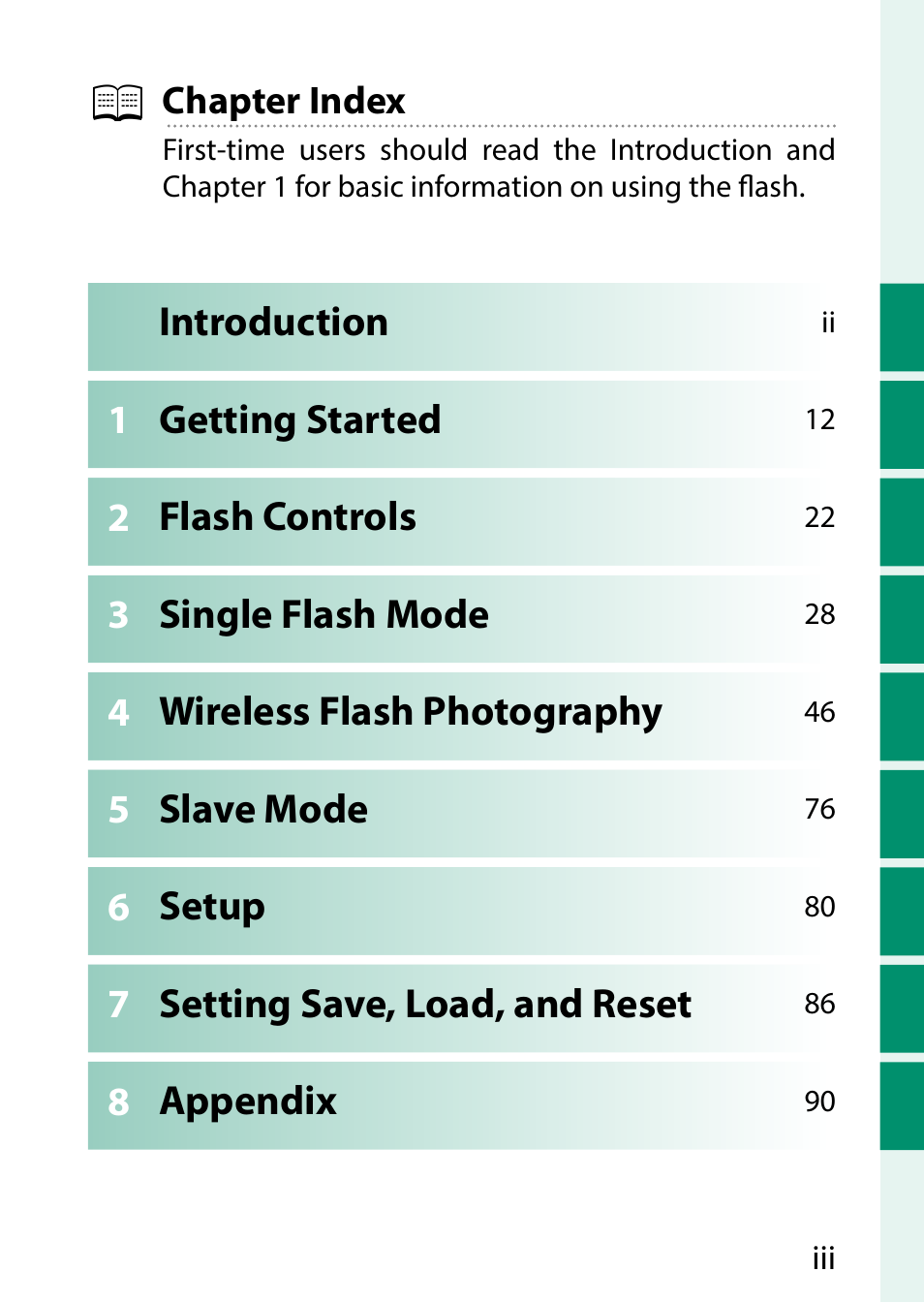 FujiFilm EF-X500 Flash User Manual | Page 3 / 108