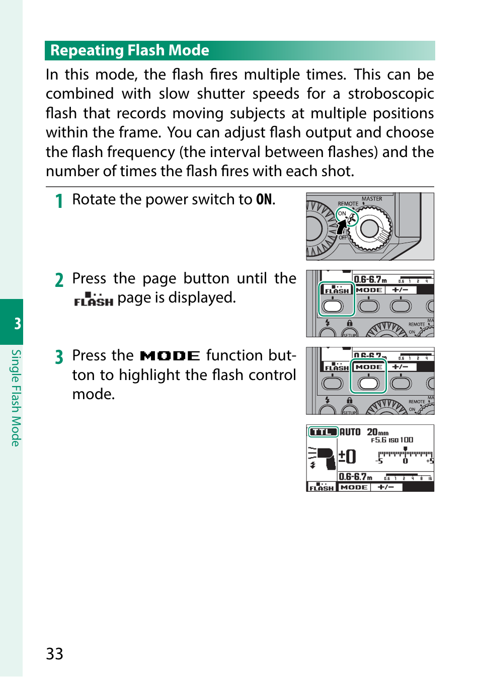 FujiFilm EF-X500 Flash User Manual | Page 40 / 108