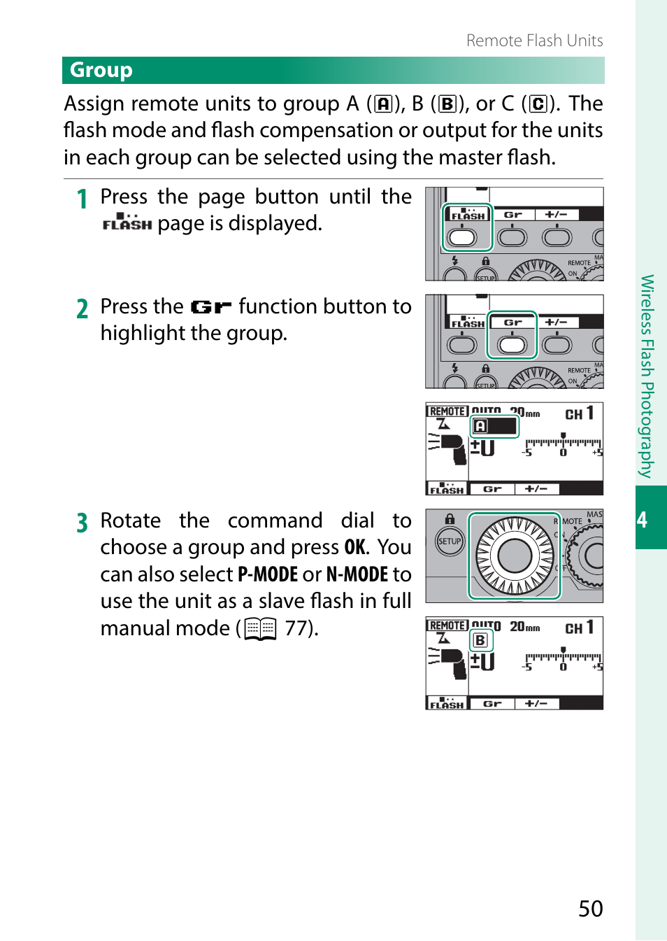 FujiFilm EF-X500 Flash User Manual | Page 57 / 108