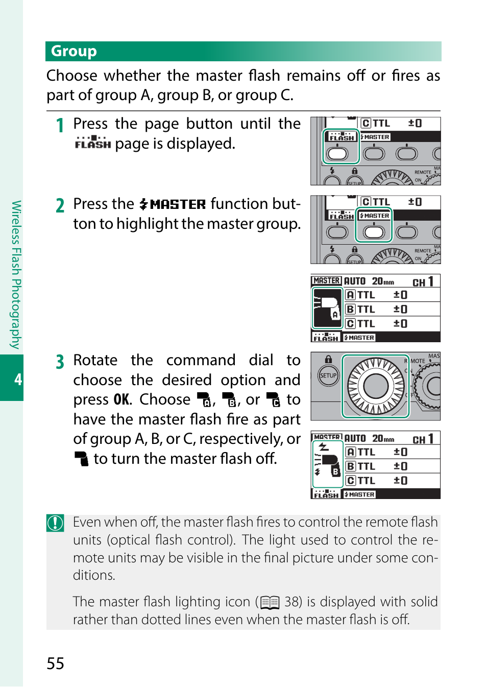 FujiFilm EF-X500 Flash User Manual | Page 62 / 108