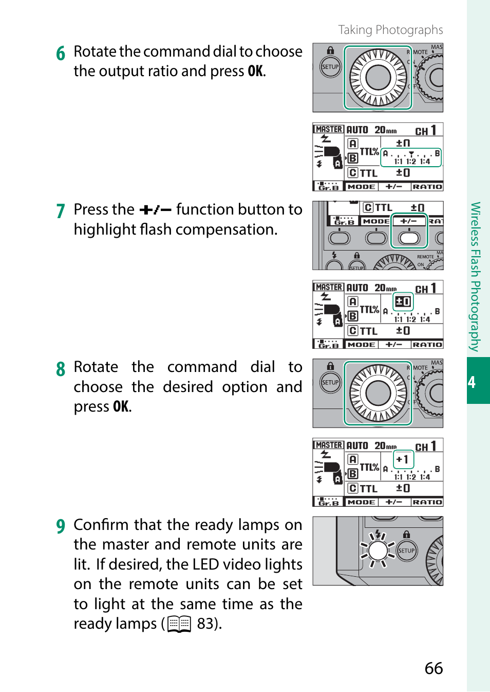 FujiFilm EF-X500 Flash User Manual | Page 73 / 108