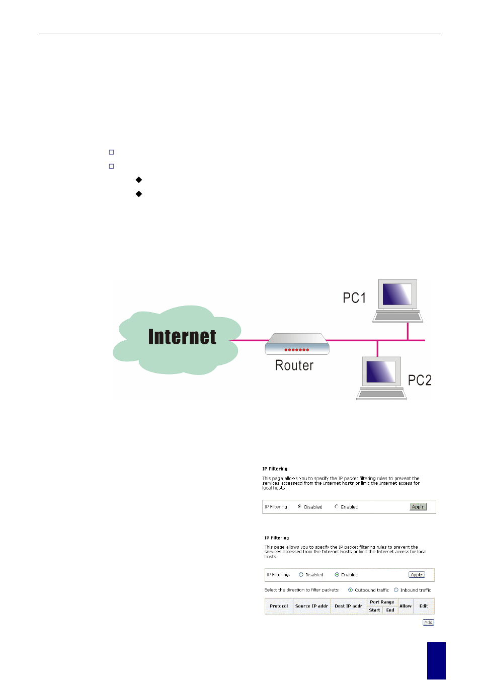 47 firewall | Dynalink RTA770 User Manual | Page 59 / 110