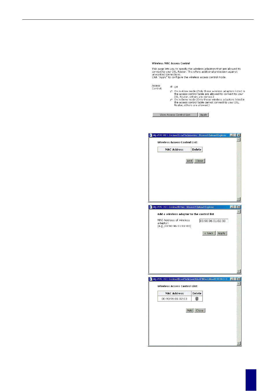 59 access control | Dynalink RTA770 User Manual | Page 71 / 110