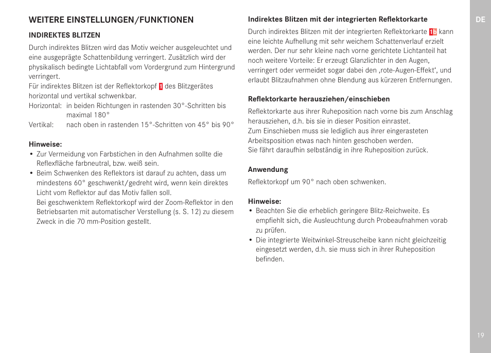 LEICA SF 40 Flash User Manual | Page 21 / 150