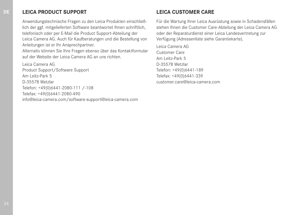 LEICA SF 40 Flash User Manual | Page 26 / 150