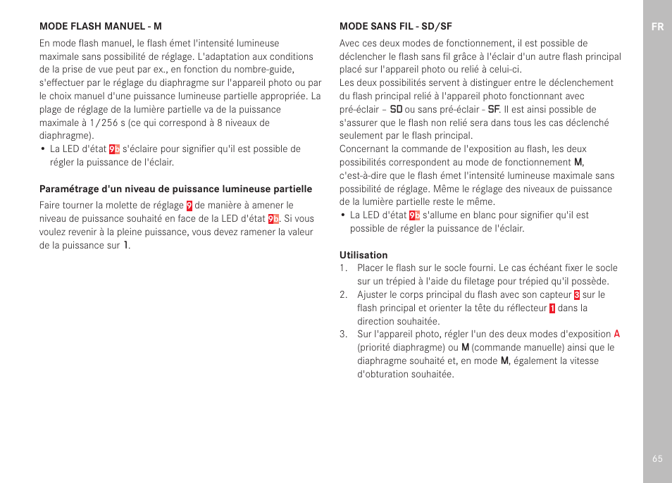 LEICA SF 40 Flash User Manual | Page 67 / 150