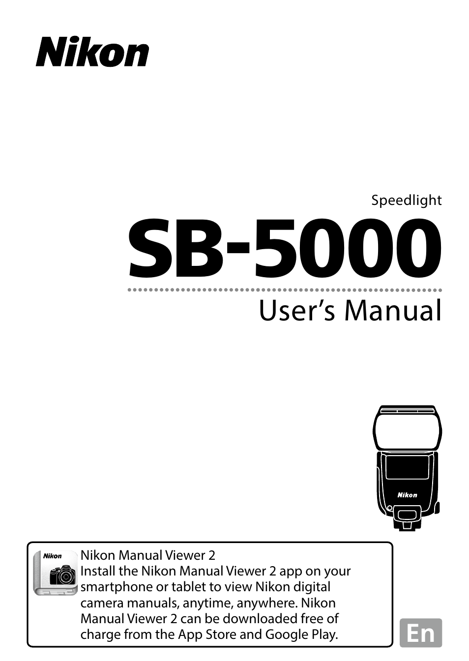 Nikon SB-5000 AF Speedlight User Manual | 120 pages