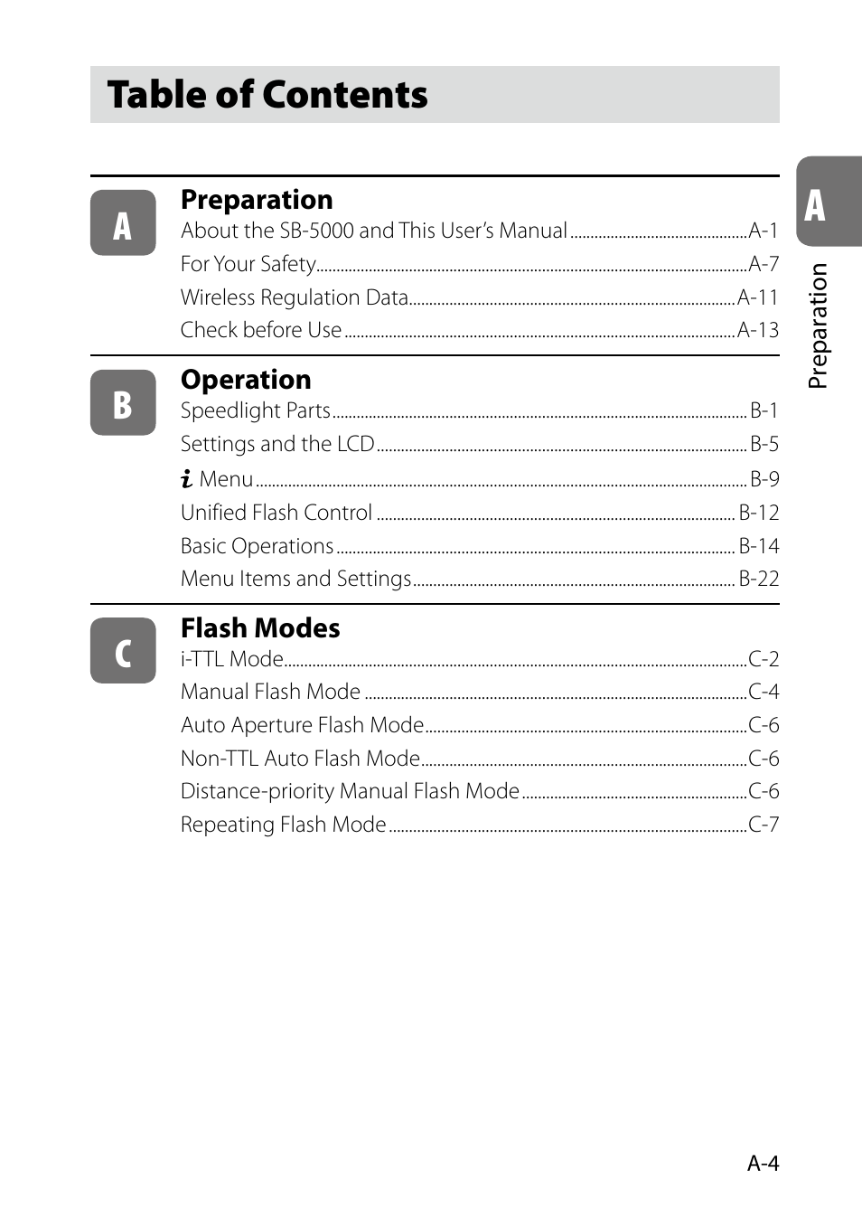 Nikon SB-5000 AF Speedlight User Manual | Page 5 / 120