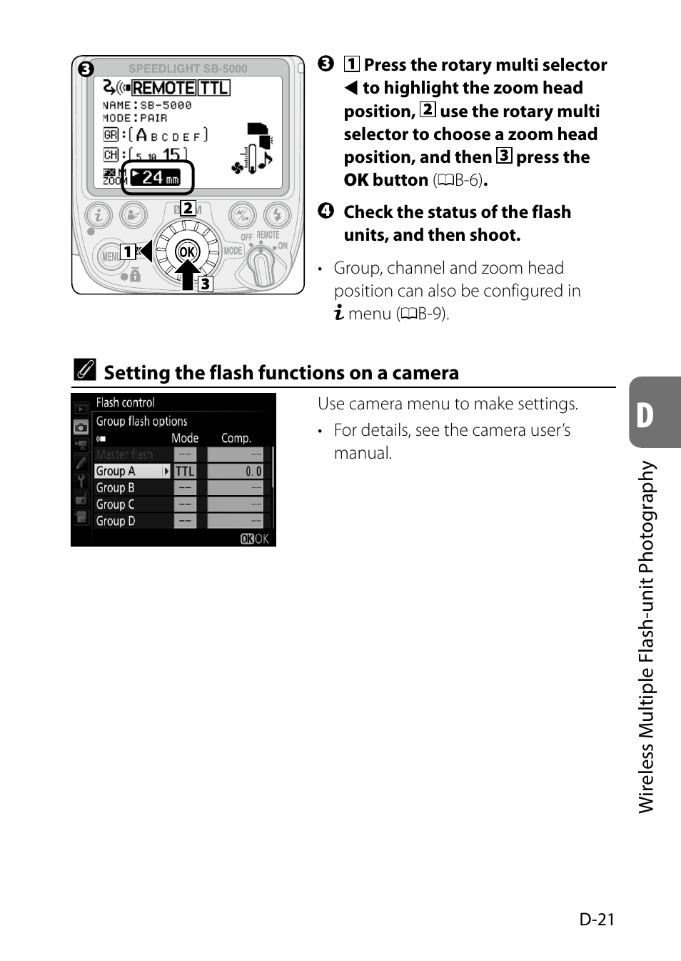 Nikon SB-5000 AF Speedlight User Manual | Page 73 / 120