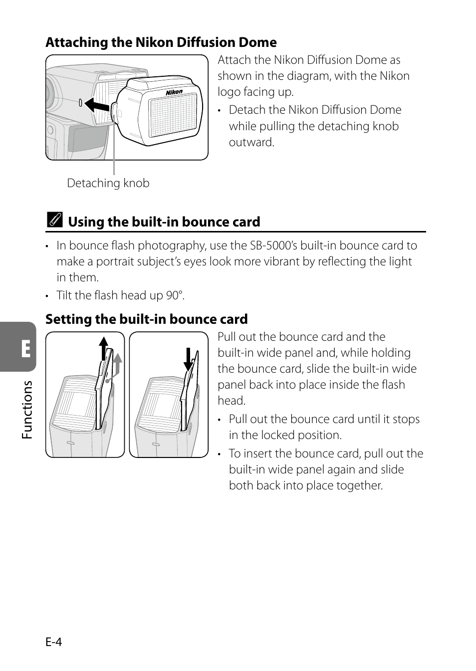 E-4) | Nikon SB-5000 AF Speedlight User Manual | Page 88 / 120