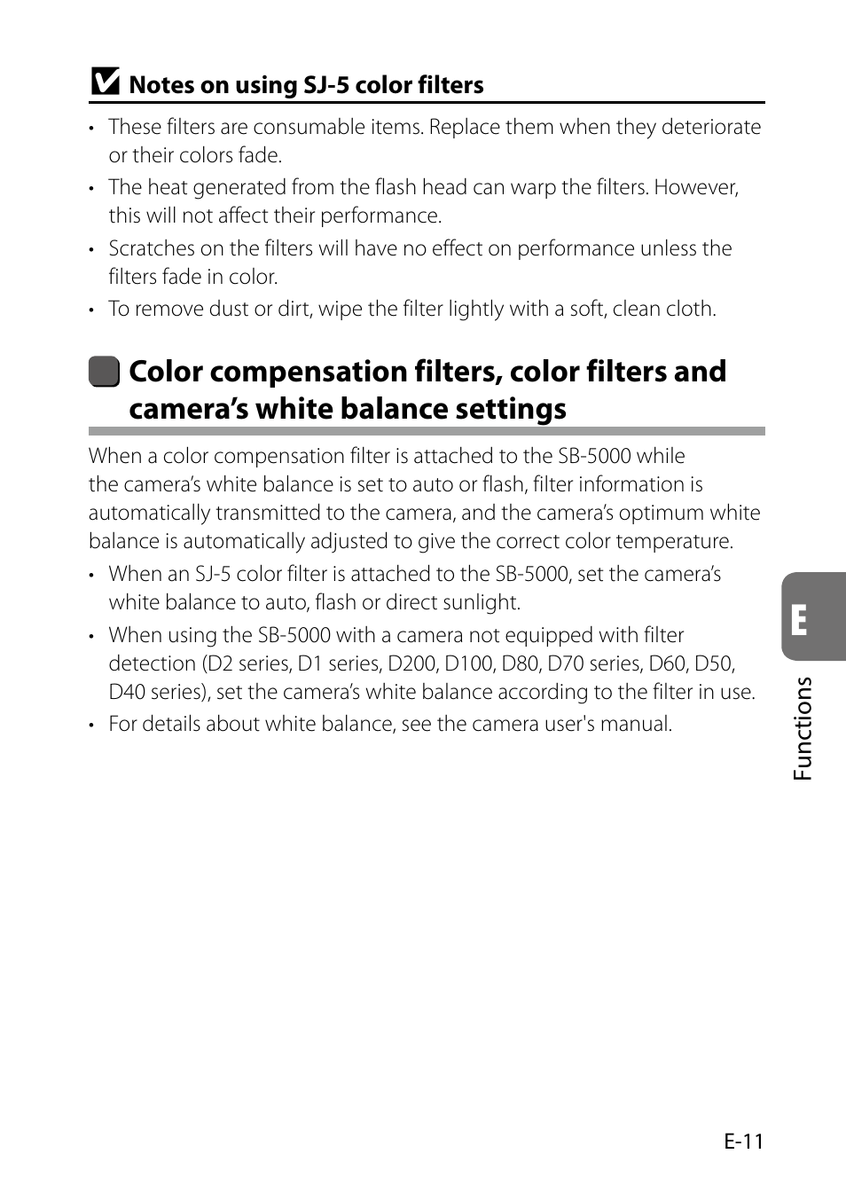 Nikon SB-5000 AF Speedlight User Manual | Page 95 / 120